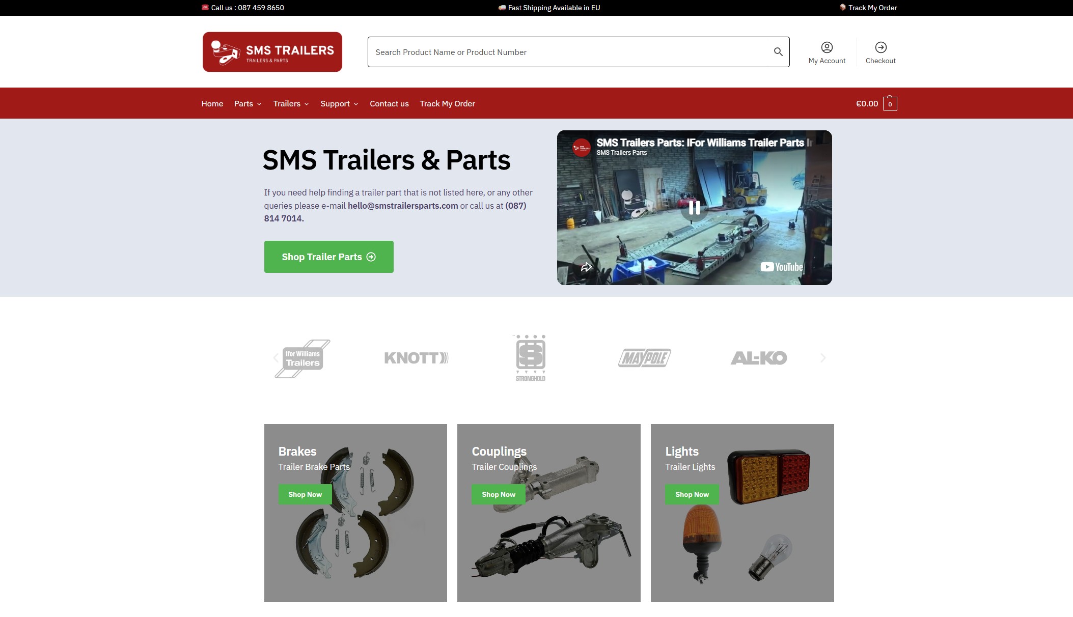 SMS Trailers Parts